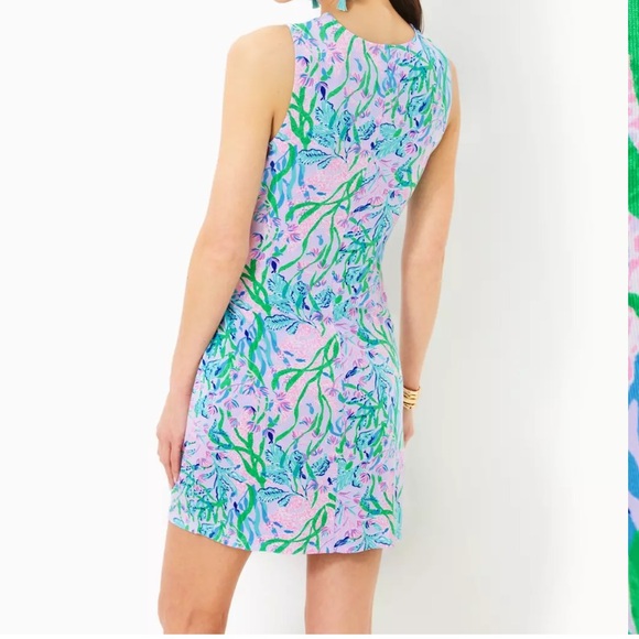 Lilly Pulitzer Bryson Dress Multi Seacret Escape New In Package - Picture 4 of 12